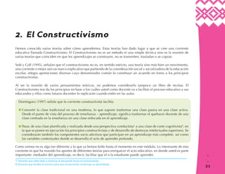 Aplicacion del constructivismo social en el aula 2 | PDF