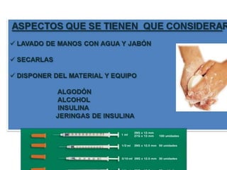 Aplicacion de insulinas