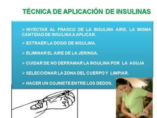 Aplicacion de insulinas