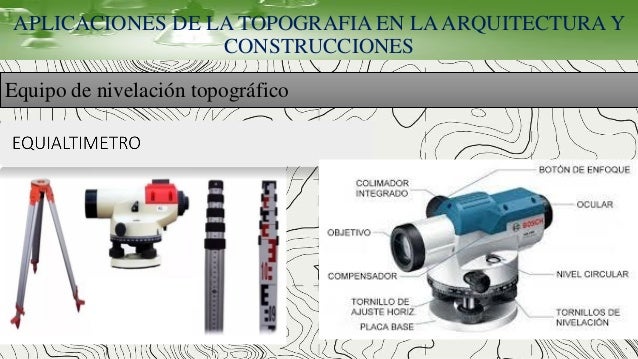 Aplicacion de la topografia en el campo de la arquitectura
