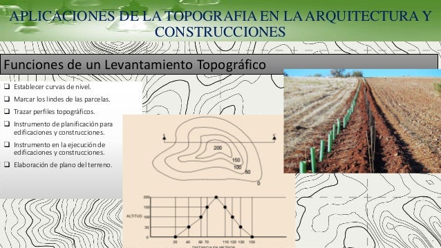 Aplicacion de la topografia en el campo de la arquitectura