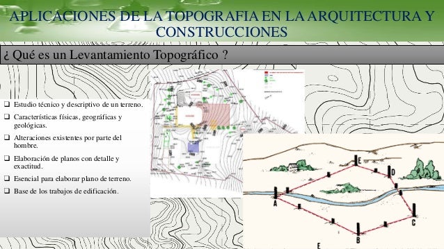 Aplicacion de la topografia en el campo de la arquitectura