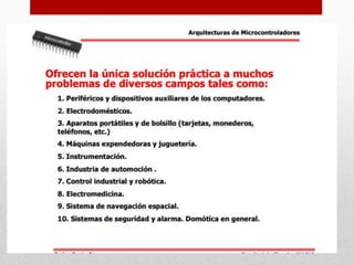 Aplicacion de microcontroladores
