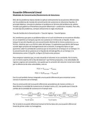 Aplicaciones a las ED primer orden
