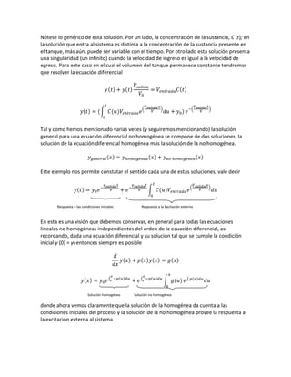 Aplicaciones a las ED primer orden