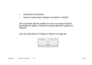 Aplicaciones graficas-con-python-y-glade | PDF