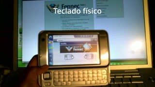 Teclado físico
 