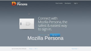 Mozilla Persona
 