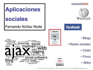 Aplicaciones sociales Fernando Núñez Noda ,[object Object]