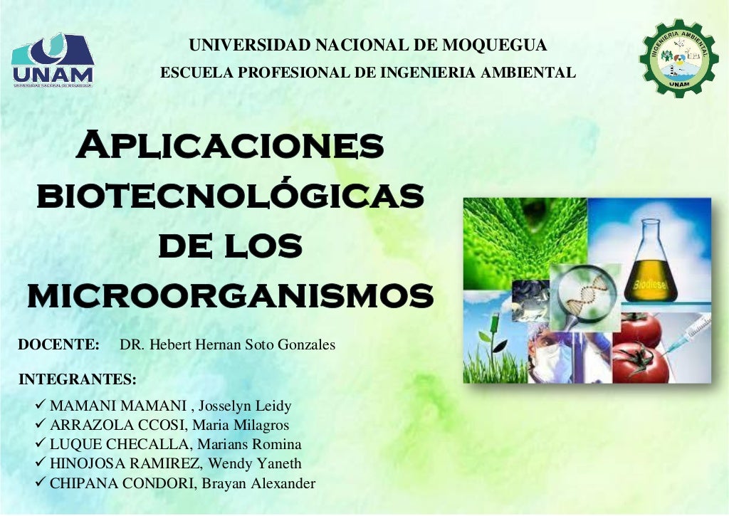 Aplicaciones biotecnol gicas de los microorganismos mobile legends