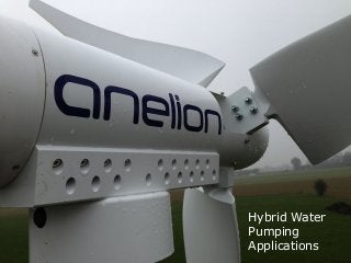 Hybrid Water
Pumping
Applications
 