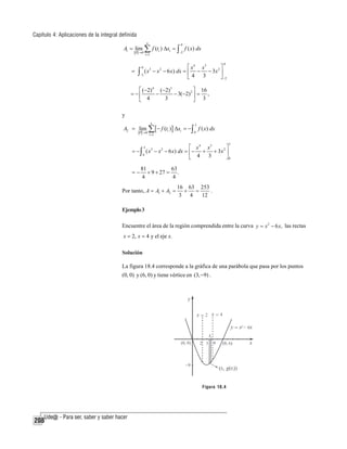 Aplicaciones de la integral definida