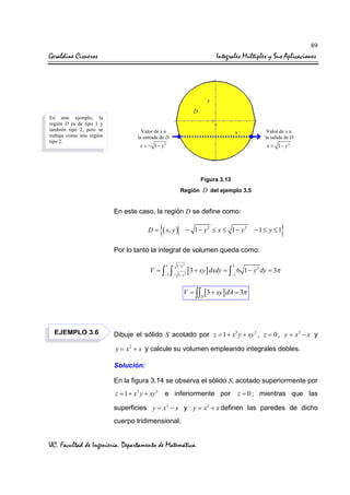 Geraldine Cisneros Integrales Múltiples y Sus Aplicaciones
UC. Facultad de Ingeniería. Departamento de Matemática.
89
Figu...