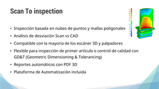 Aplicaciones del escaneo 3D en la industria / Aplications of 3D scaners ...