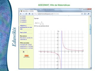 ADEDIMAT, Wiki de Matemáticas Eduwikis