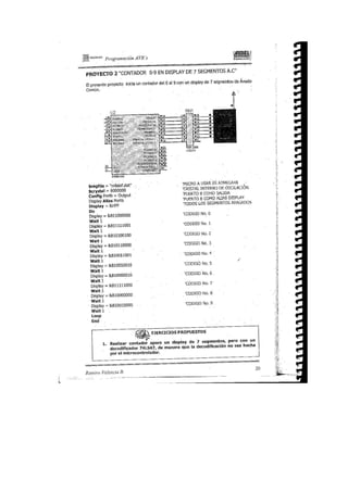 Aplicaciones electronicas con microcontroladores bascom | PDF