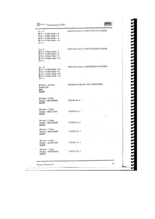 Aplicaciones electronicas con microcontroladores bascom | PDF