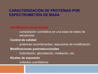 Espectrometría de Masa | PPT