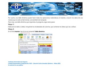 Ficha Programatica Aplicaciones Ofimáticas Microsoft Excel Parte 11 | PDF