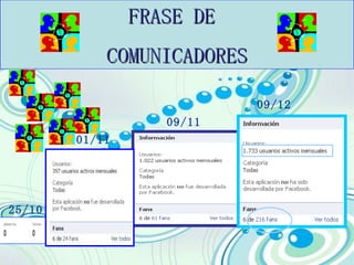 FRASE DE  COMUNICADORES 25/10 09/11 01/11 09/12 