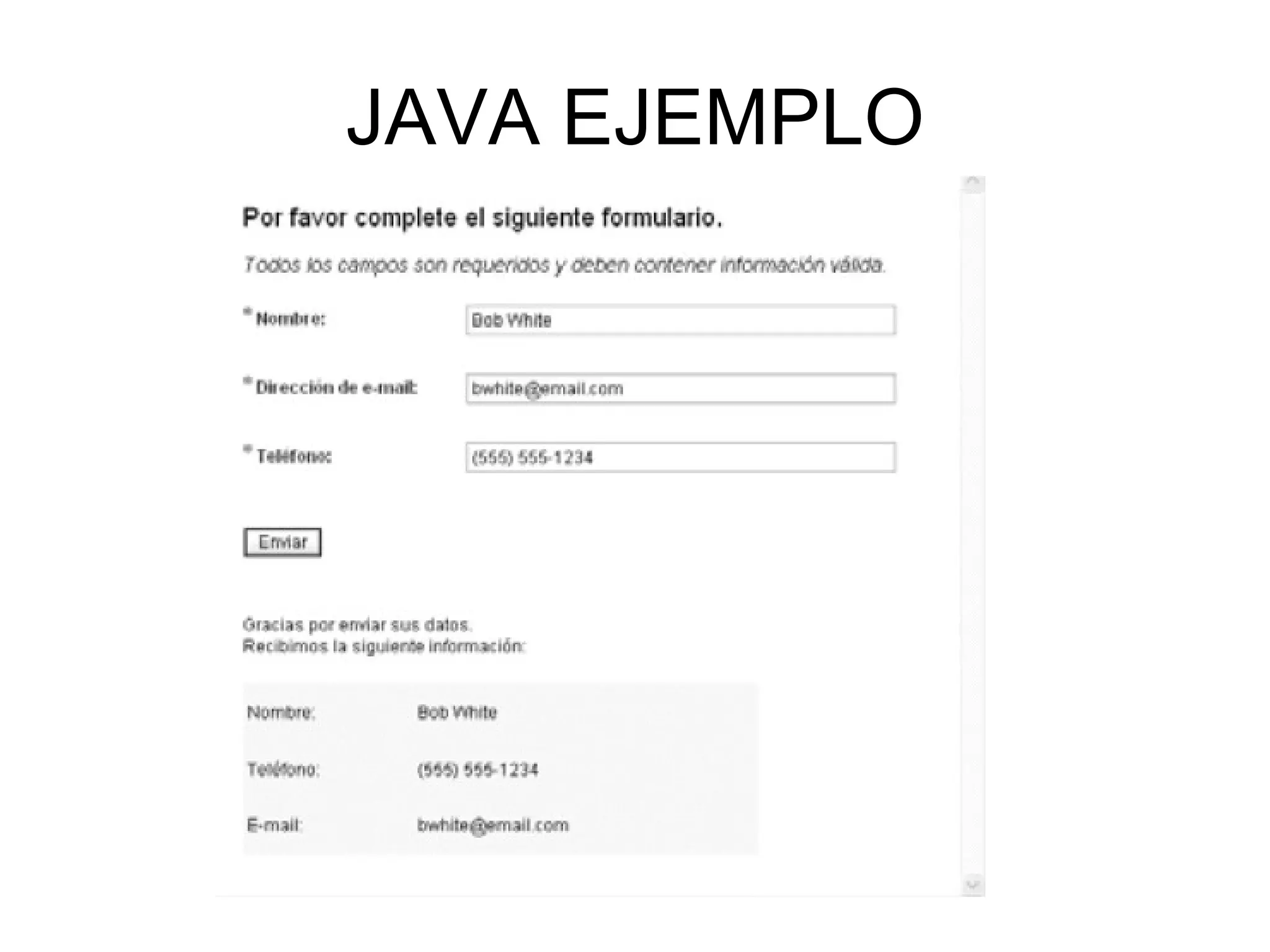 JAVA EJEMPLO 