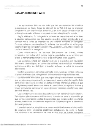 Caivano, Romina Marcela. Aplicaciones Web 2.0: Google Docs. Argentina: Eduvim - Editorial Universitaria Villa María, 2009. ProQuest ebrary. Web. 11 May 2015.
Copyright © 2009. Eduvim - Editorial Universitaria Villa María. All rights reserved.
 