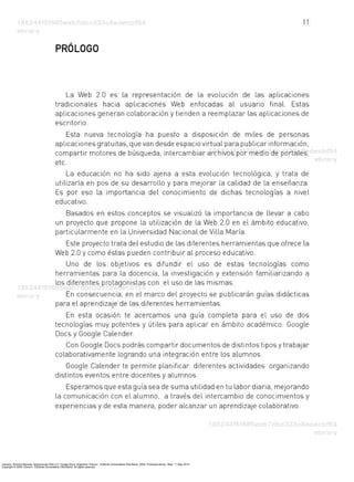 Caivano, Romina Marcela. Aplicaciones Web 2.0: Google Docs. Argentina: Eduvim - Editorial Universitaria Villa María, 2009. ProQuest ebrary. Web. 11 May 2015.
Copyright © 2009. Eduvim - Editorial Universitaria Villa María. All rights reserved.
 