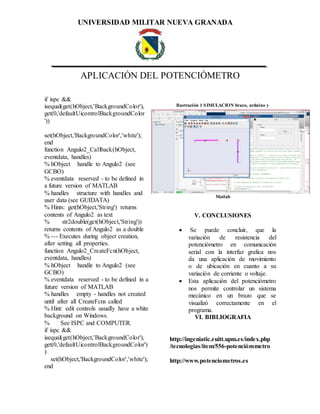 Aplicación potenciometro | DOCX