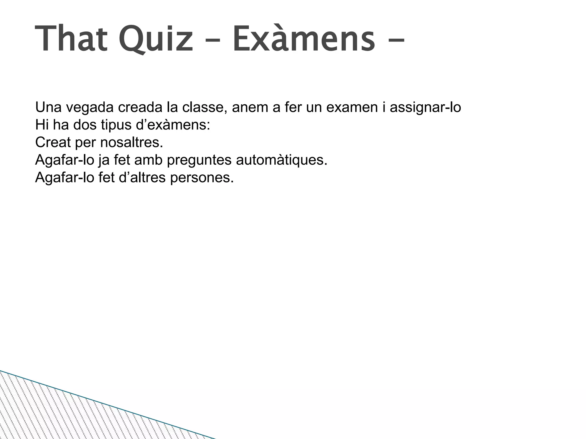 El propietari pot visualitzar les diferents versions del document.EnquestaCrear un formulari /enquesta.Ha de tenir les següents preguntes:Nom:Tipus de pregunta “Text”.