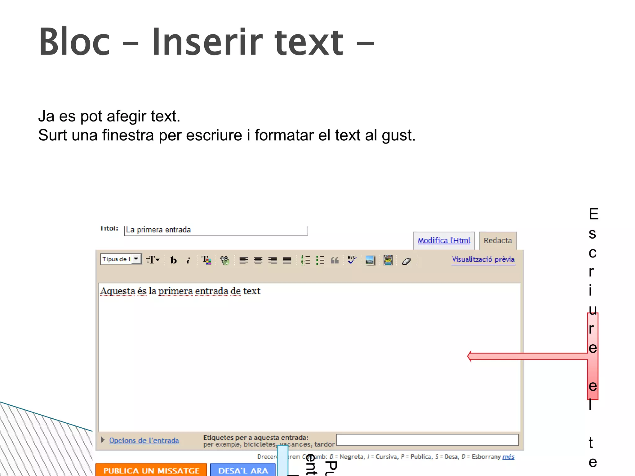 That QuizUna vegada l’alumne ha fet l’examen sortirà un quadre resum amb les notes.