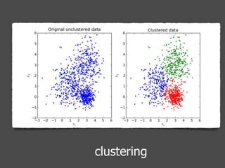 clustering 
 