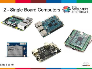 Globalcode – Open4education
Slide 5 de 40
2 - Single Board Computers
 