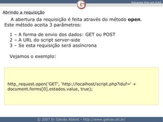 Aplicacoes Web Com AJAX