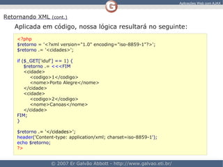 Aplicacoes Web Com AJAX