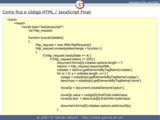Aplicacoes Web Com AJAX