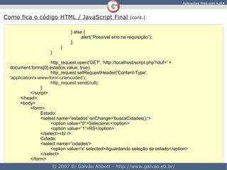Aplicacoes Web Com AJAX