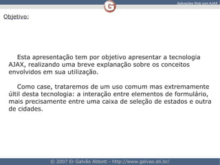 Aplicacoes Web Com AJAX