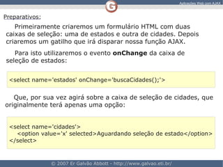 Aplicacoes Web Com AJAX