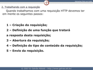 Aplicacoes Web Com AJAX