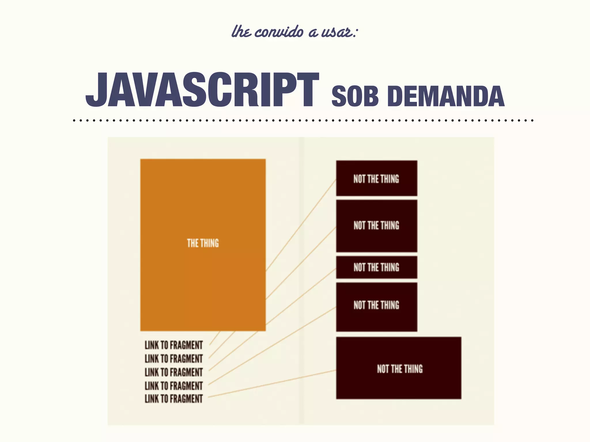 JAVASCRIPT SOB DEMANDA
lhe convido a usar:
 
