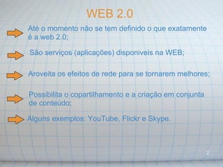 Aplicações  WEB 2.0