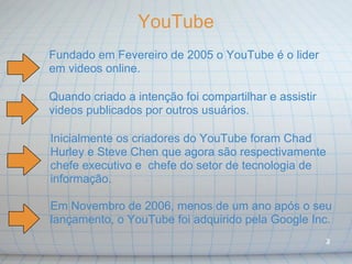Aplicações  WEB 2.0