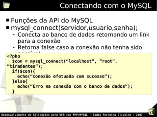 Programção PHP
