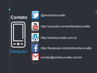 Obrigado!
Perguntas?
 