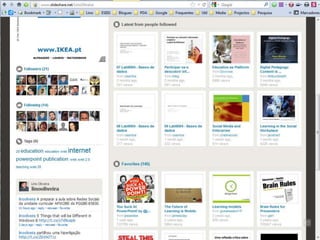 Lino OliveiraAplicações e Práticas Web 2.0 na Biblioteca Escolar - PGGBE
37
 