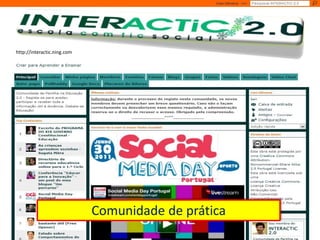 Blogue de um canal de rádio
56
Lino OliveiraAplicações e Práticas Web 2.0 na Biblioteca Escolar - PGGBE
Blogues de um canal de rádio
 