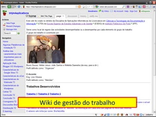 Convergência
Acesso a partir de dispositivos móveis
83
Lino OliveiraAplicações e Práticas Web 2.0 na Biblioteca Escolar - PGGBE
 