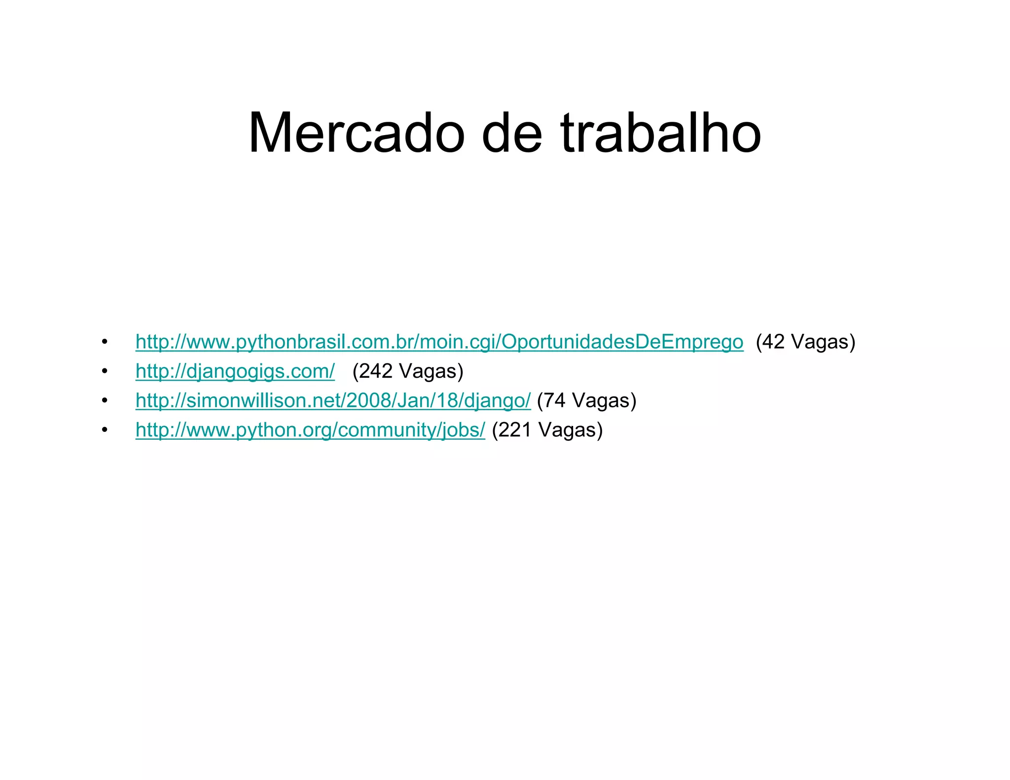 Aplicações rápidas para a Web com Django