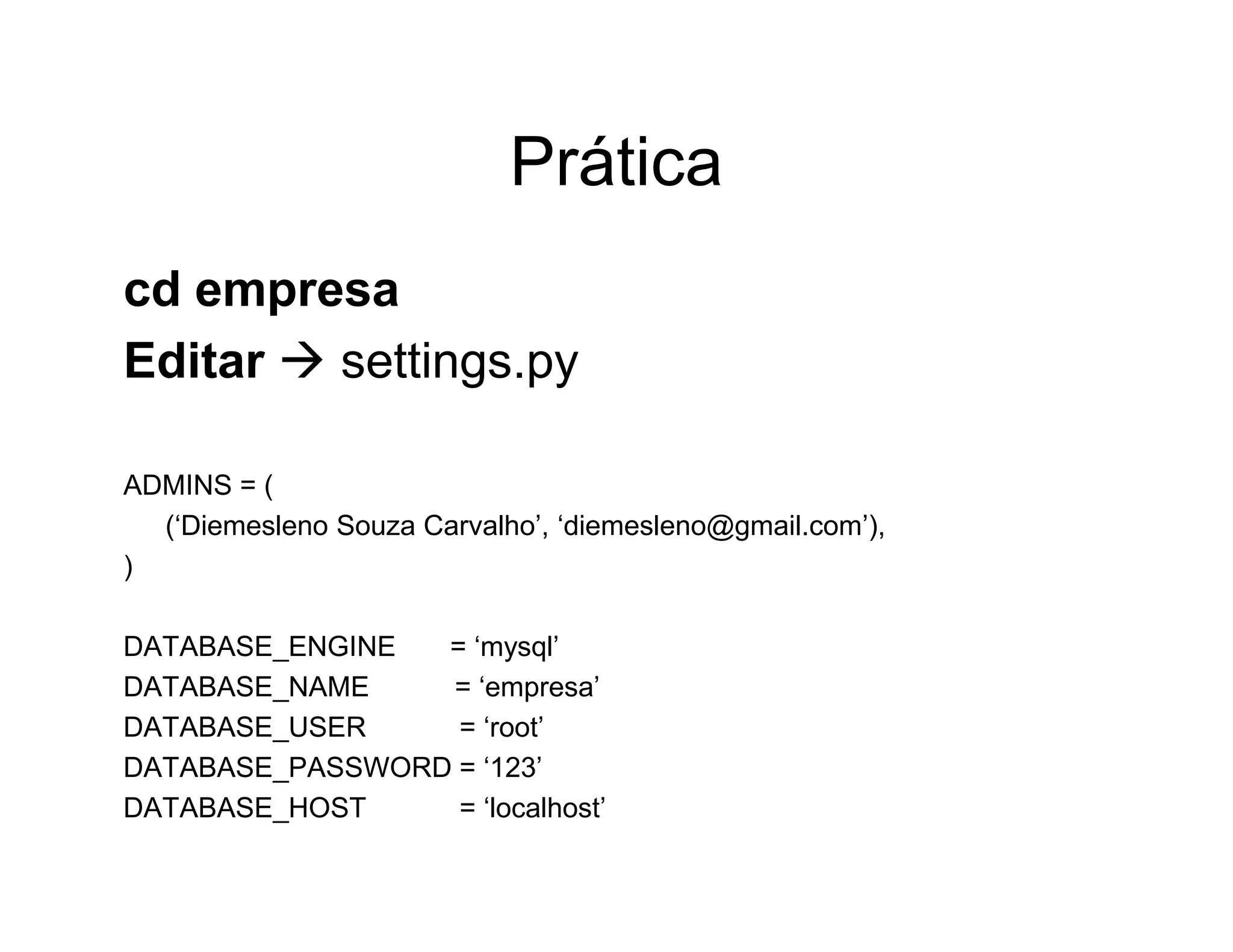 Aplicações rápidas para a Web com Django