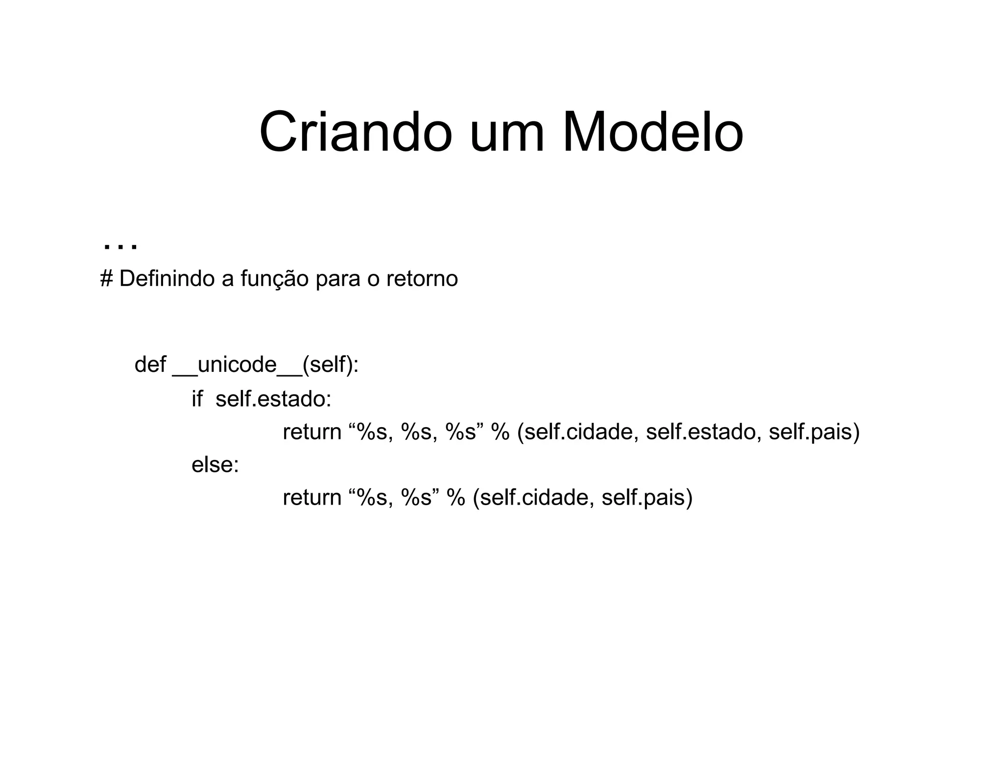 Aplicações rápidas para a Web com Django